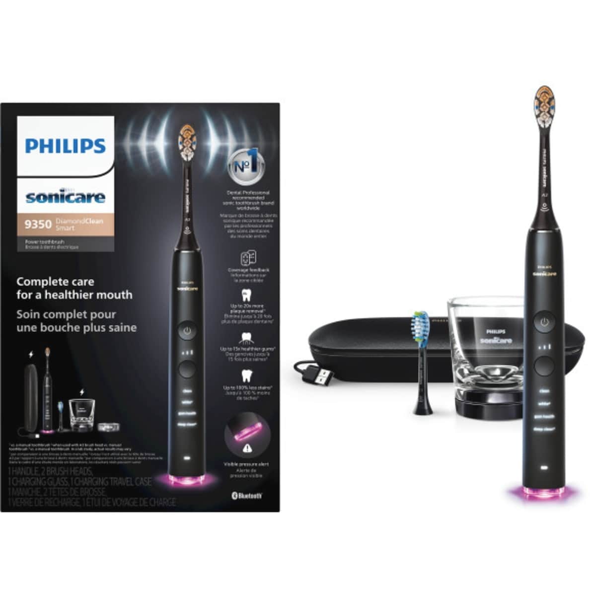 Philips Sonicare DiamondClean Smart 9350 Black, HX9902/76
