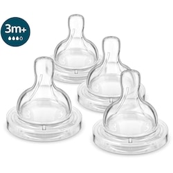 Anti-colic Baby Bottle Flow 3 Nipple, 4pk, 3m+ 2