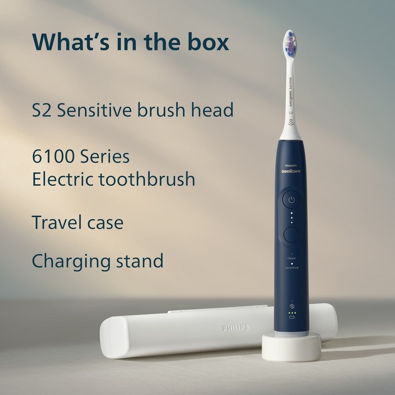 Philips Sonicare 6100 Series Electric Toothbrush - Next-Generation