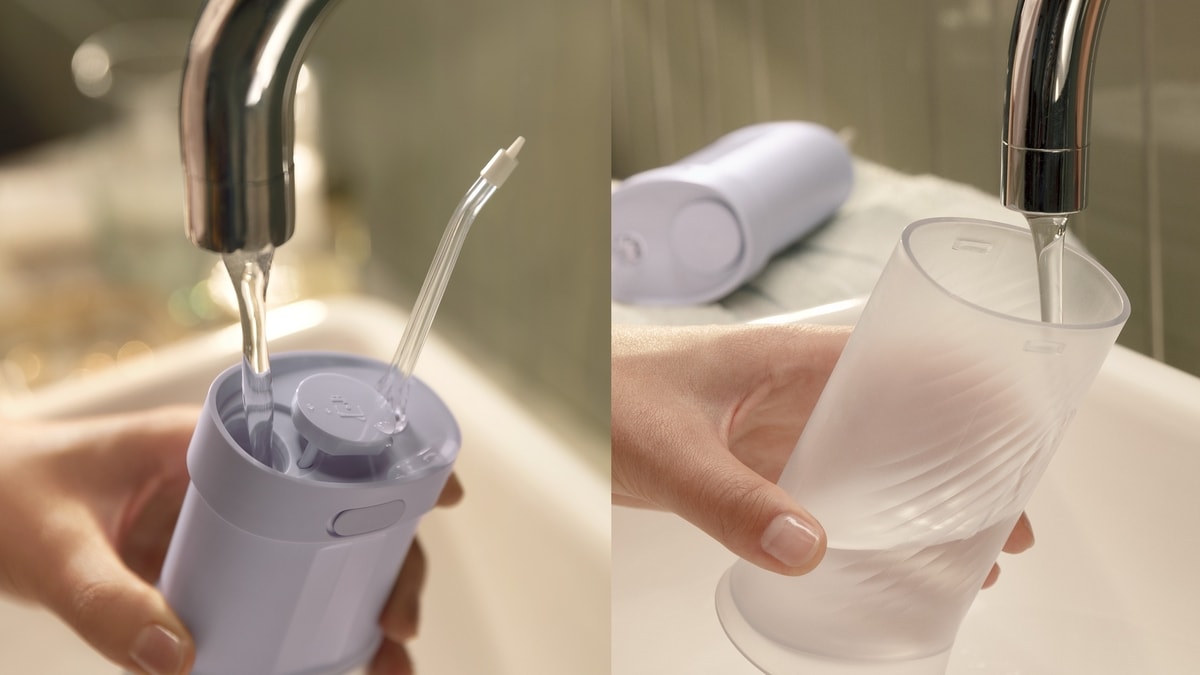 Sonicare Compact Flosser 1000, Purple, HX3333/23