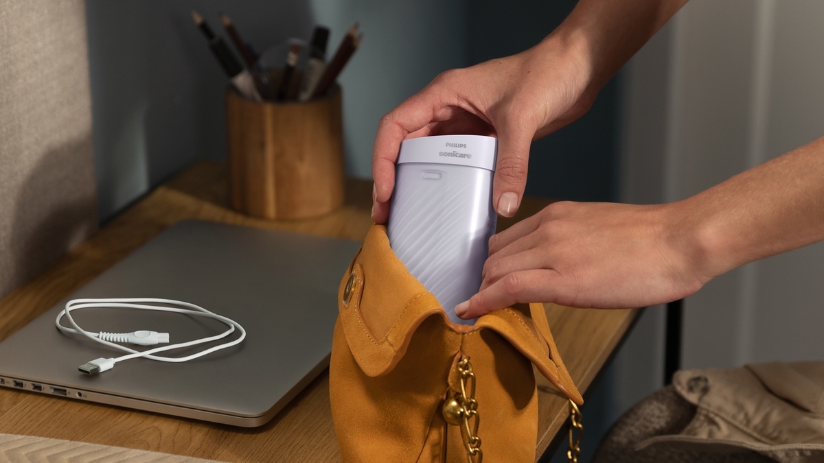 Sonicare Compact Flosser 1000, Purple, HX3333/23