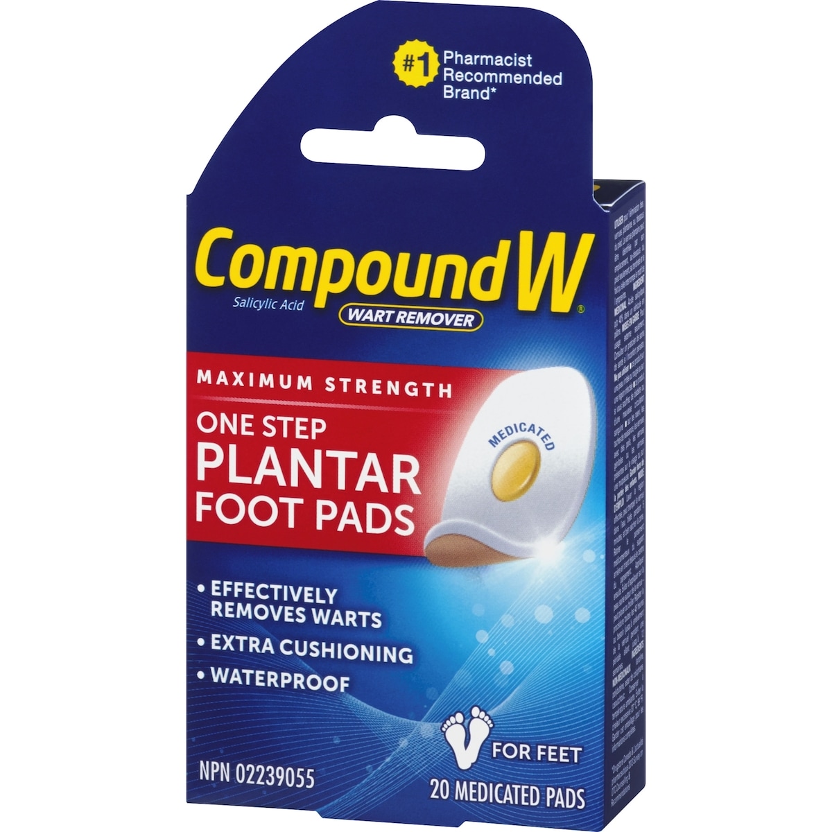 Compound W Maximum Strength One Step Plantar Foot Pads