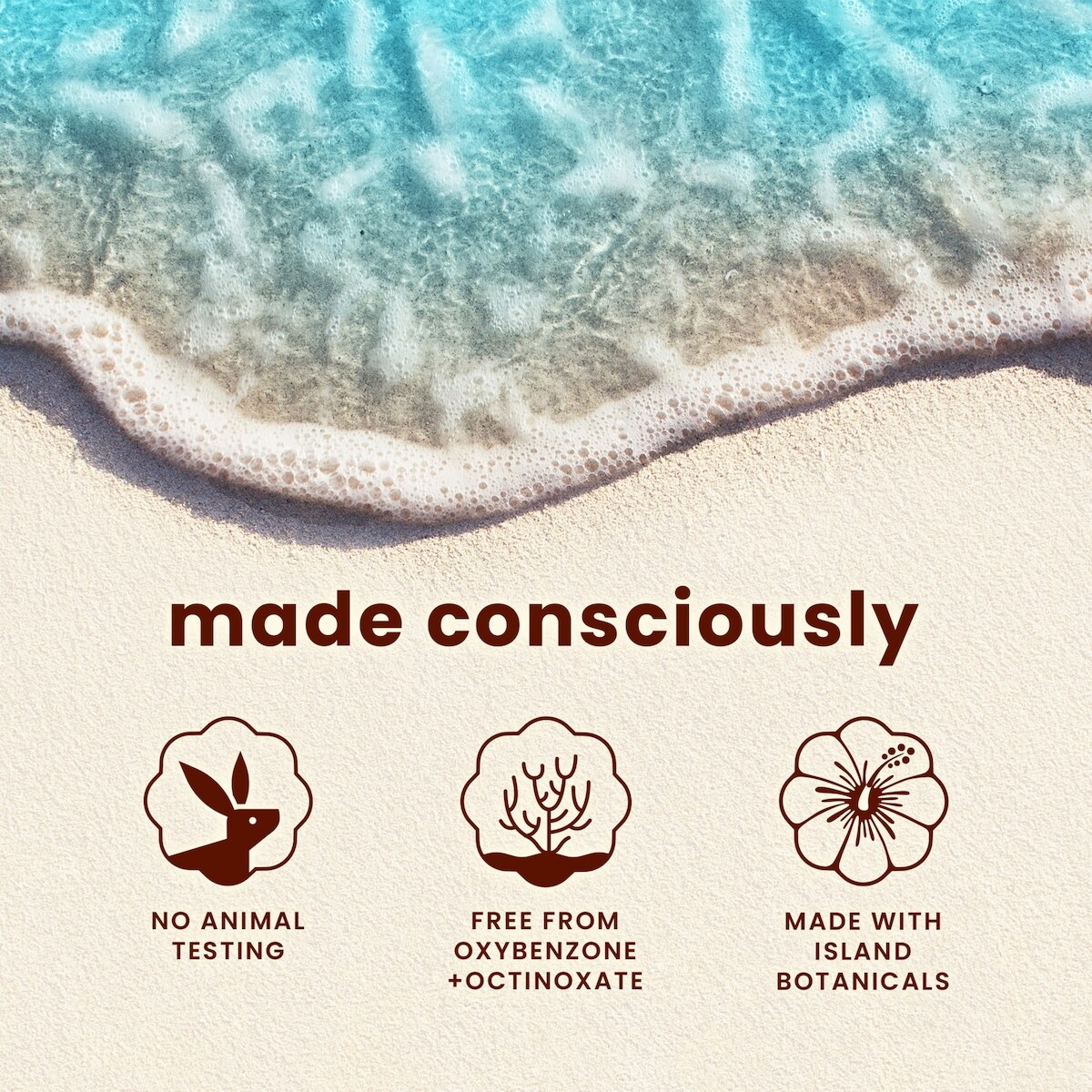 Lotion écran solaire Island Sport résistante à la transpiration, FPS 30