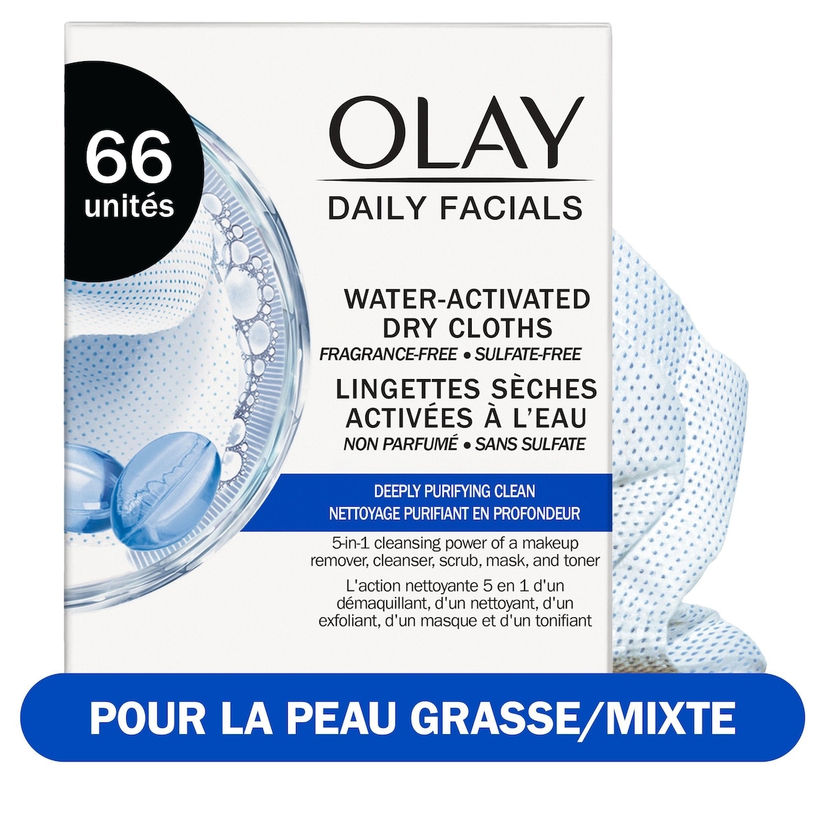 Lingettes pour un nettoyage purifiant en profondeur Daily Facials
