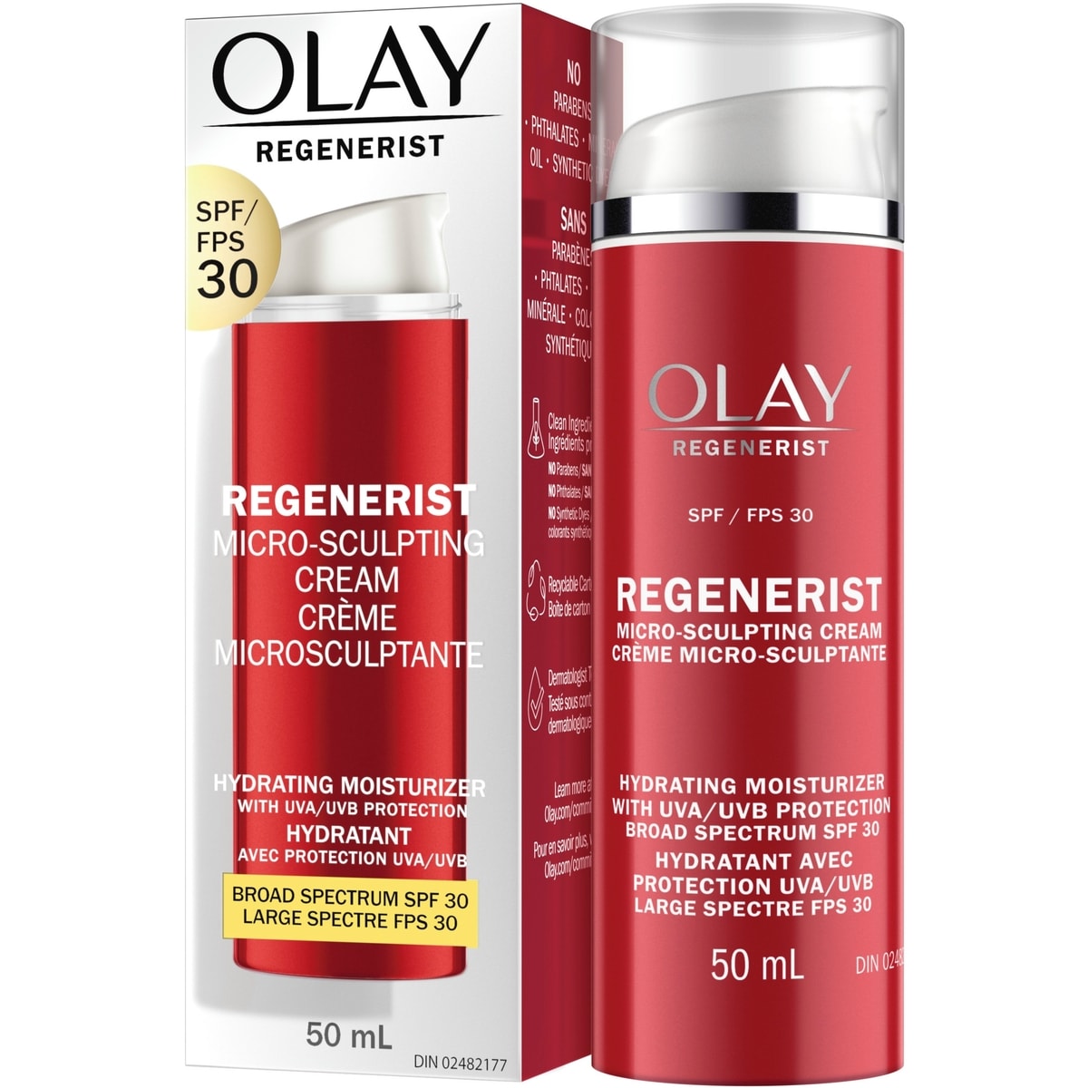 Crème micro-sculptante pour le visage Regenerist avec FPS 30 à large spectre
