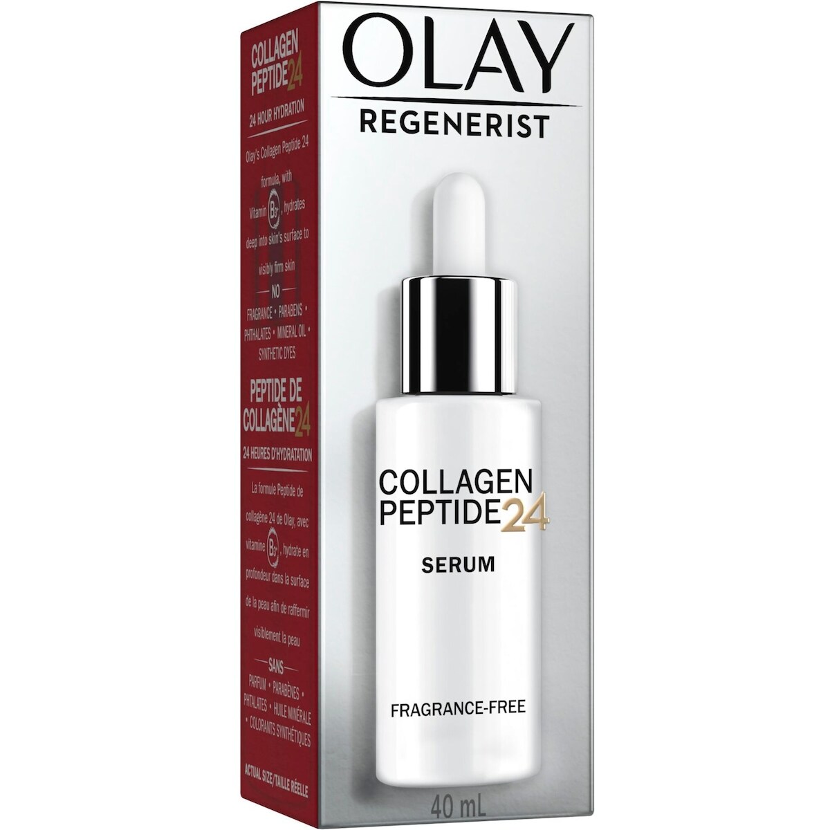 Sérum Olay Regenerist avec peptide de collagène 24, non parfumé, 40 mL