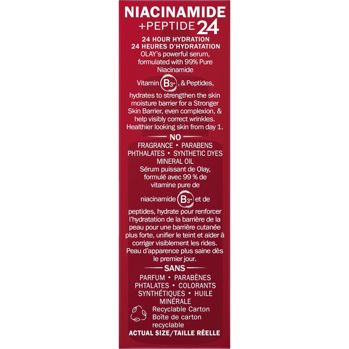 Niacinamide + Peptide 24 Anti-Wrinkle Serum, Fragrance-Free