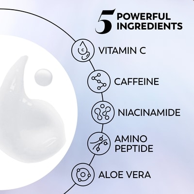 Super Eye Daily Serum, 5-in-1 Eye Serum with Vitamin C and Niacinamide to Brighten, Depuff, and Smooth 5