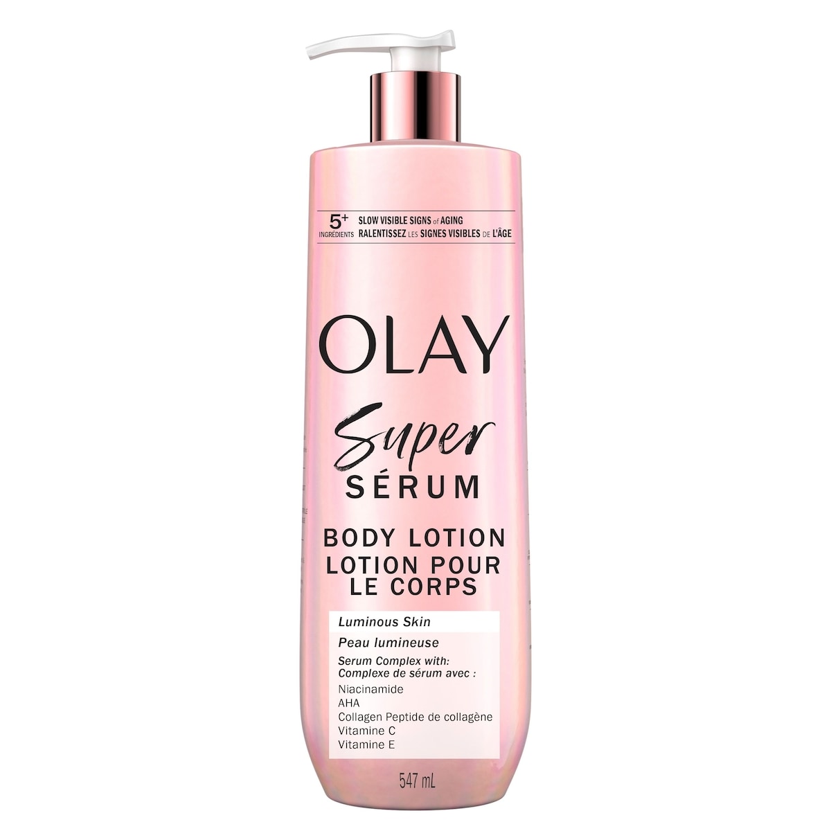 Super Serum Body Lotion, Moisturizing Body Lotion for Dry Skin with Super Serum Complex to Slow Visible Signs of Aging