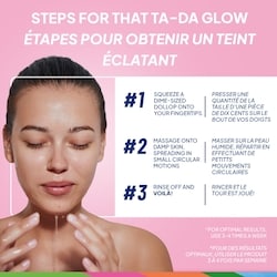 Désincrustant visage pour une peau douce Eau de rose & Aloès avec désincrustants naturels à 100 % 4
