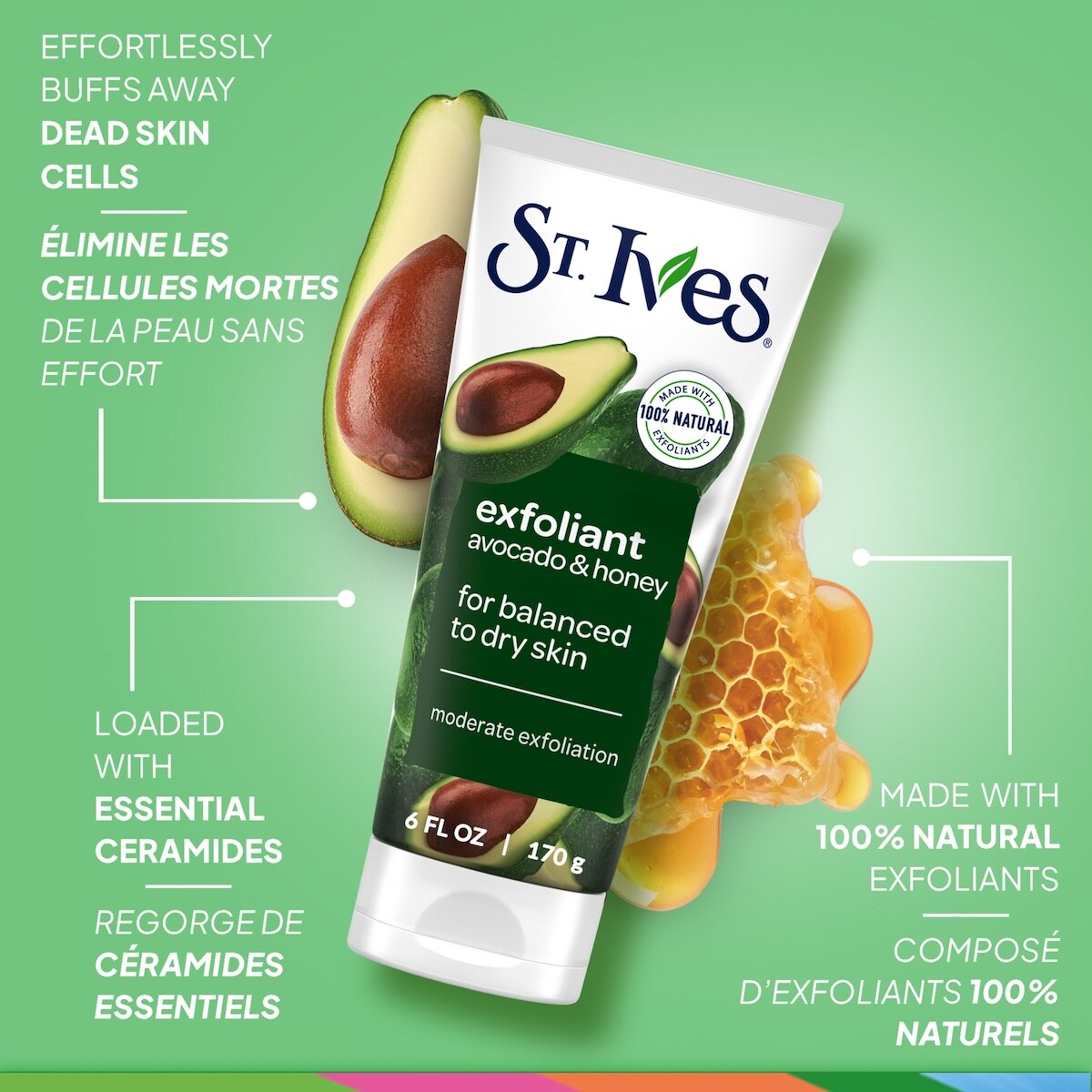 Soft Skin Avocado & Honey  Scrub  170 g