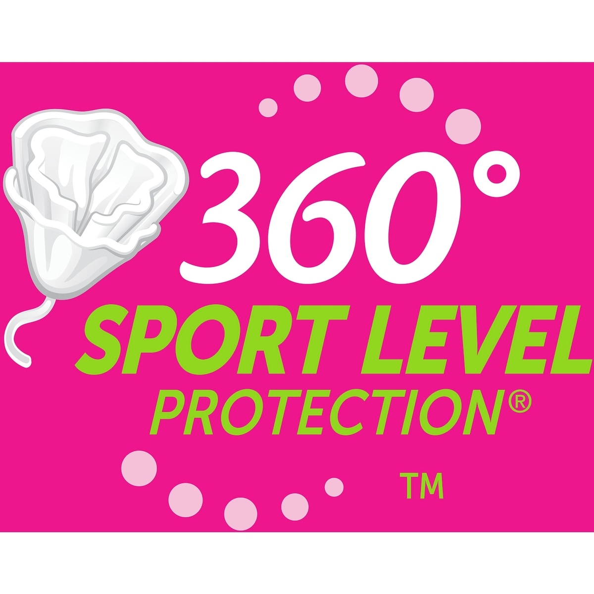 Tampons non parfumés pour athlètes Sport de Playtex à absorptivité régulière