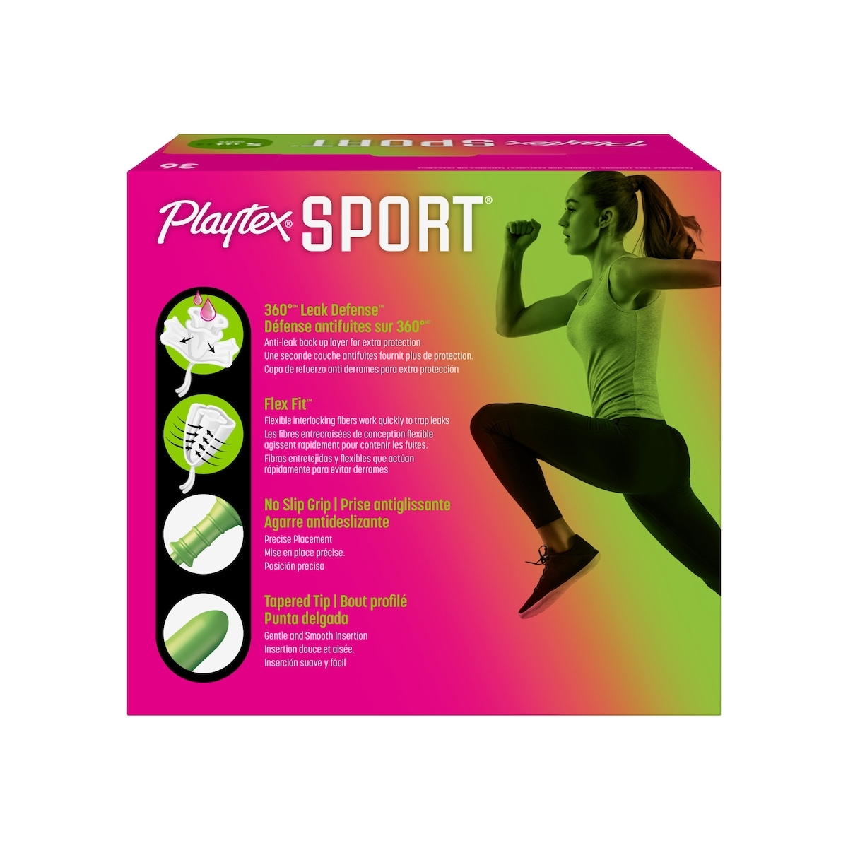 Tampons non parfumés pour athlètes Sport de à absorptivité super