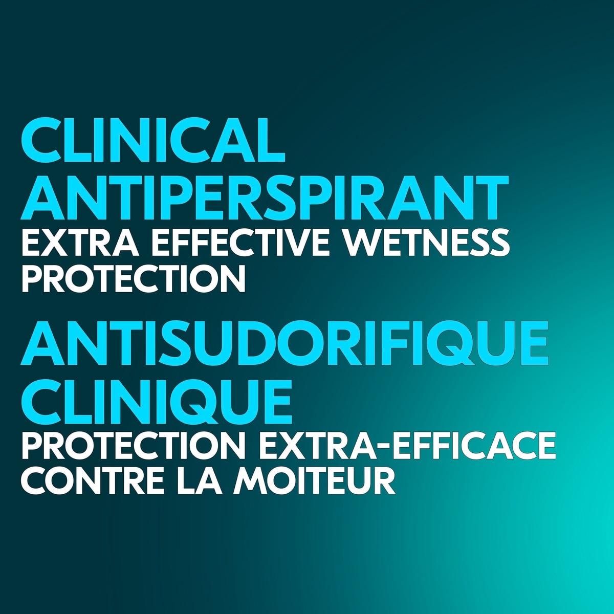 Bâton Antisudorifique pour contrôler la transpiration Degree Men Clinical+ Propre protection antibactérienne contre les odeurs 48 g