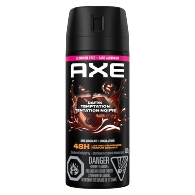 Dual Action Deodorant Body Spray For Long Lasting Odour Protection Dark Temptation Dark Chocolate Men'S Deodorant 48 Hours Fresh Formulated Without Aluminum 113 Gr