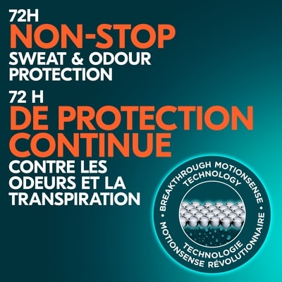 Men Advanced Antiperspirant Stick for 72H Sweat & Odour Protection Adventure Deodorant with MotionSense Technology 76 g 5