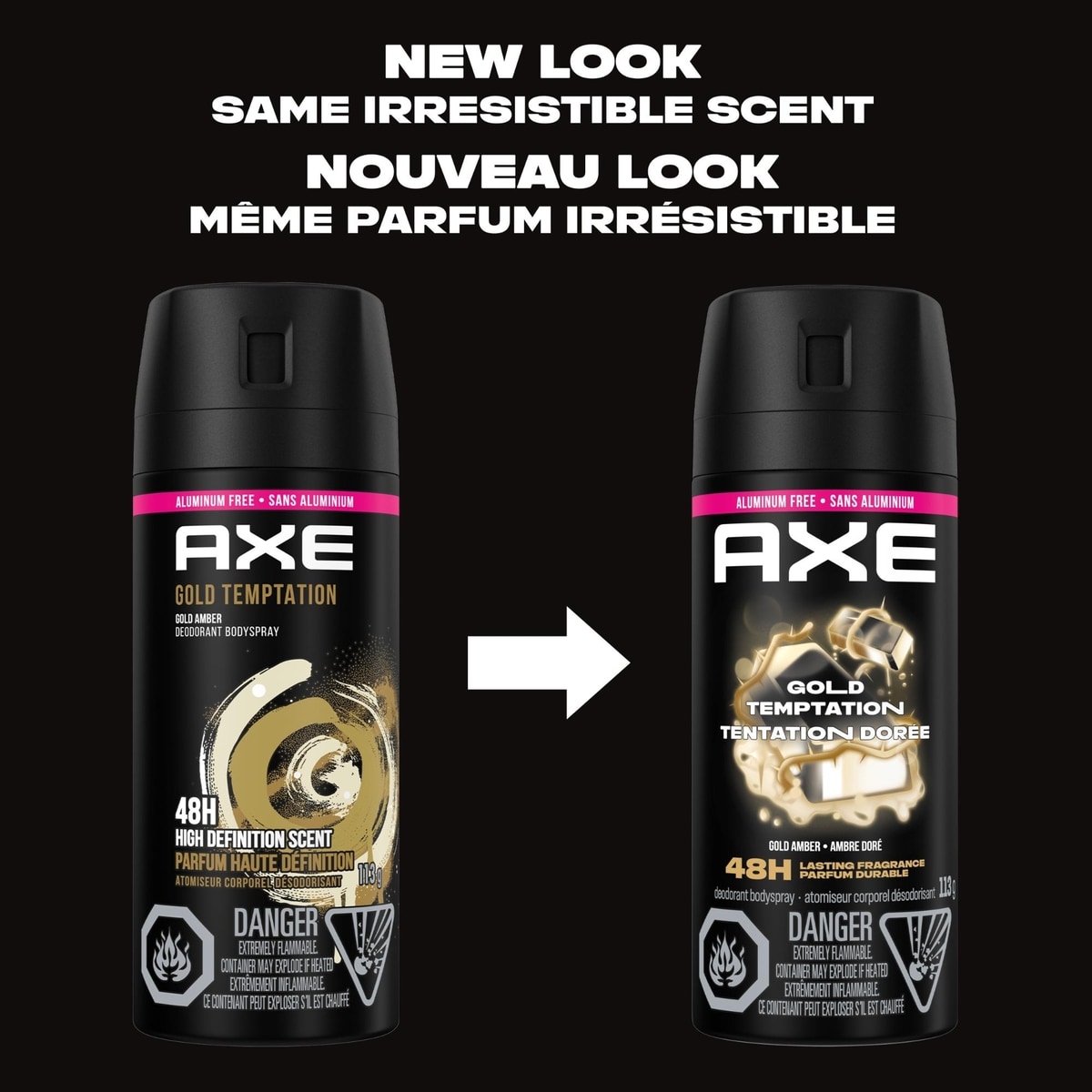 AXE Deodorant Body Spray Gold Temptation 113 g