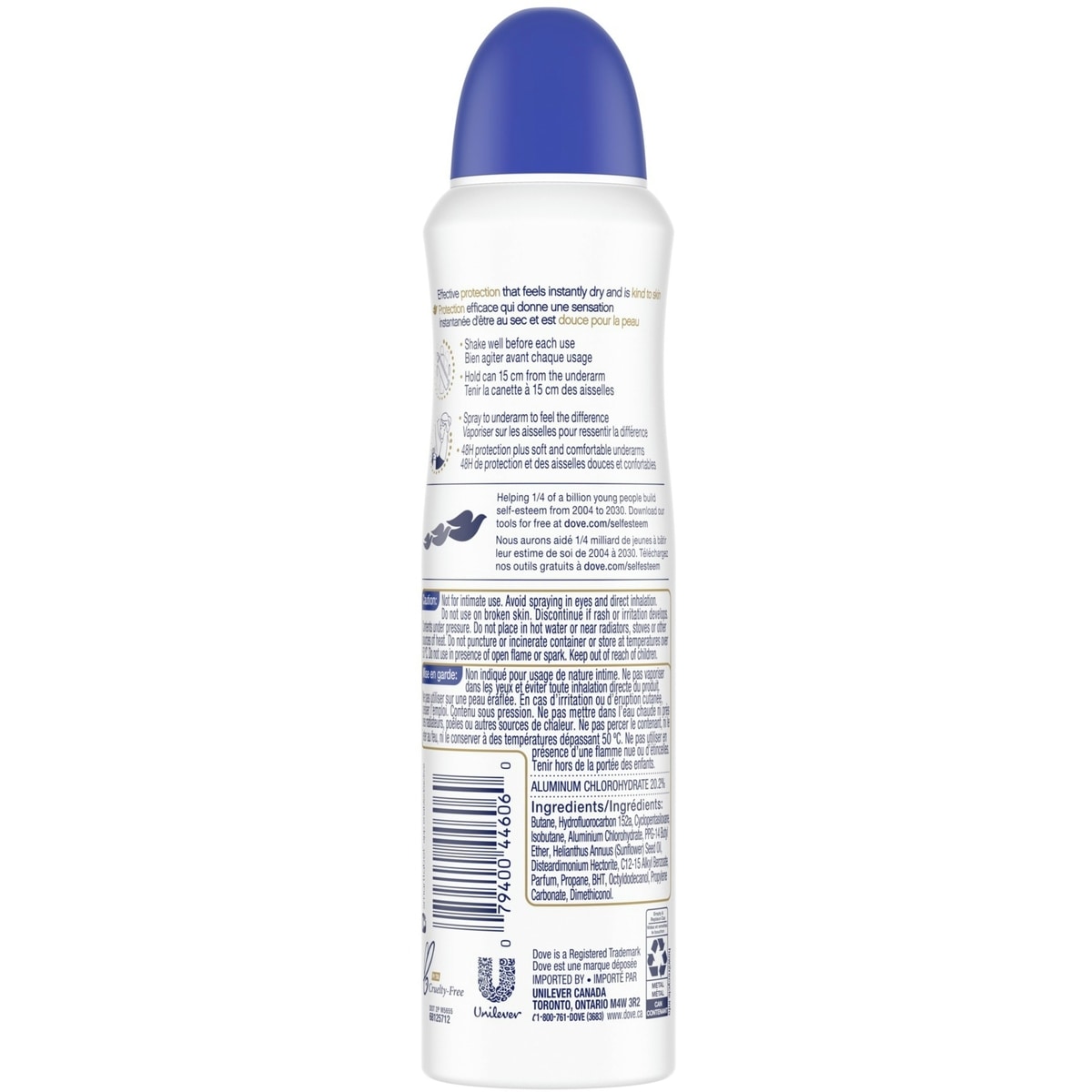 Advanced Care Original Dry Spray Antiperspirant Deodorant for Women with Pro-Ceramide Technology for Soft, Resilient Skin