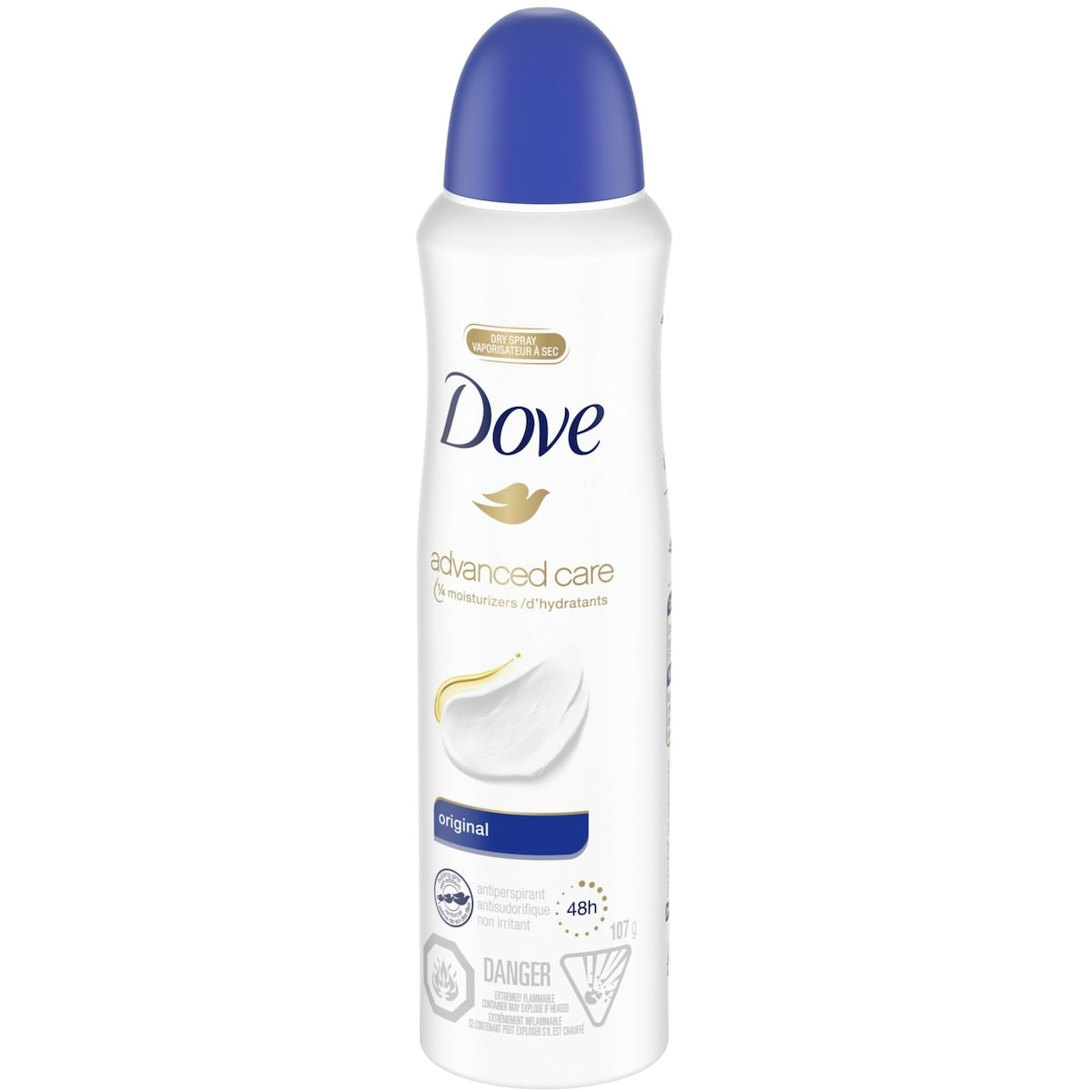 Advanced Care Original Dry Spray Antiperspirant Deodorant for Women with Pro-Ceramide Technology for Soft, Resilient Skin