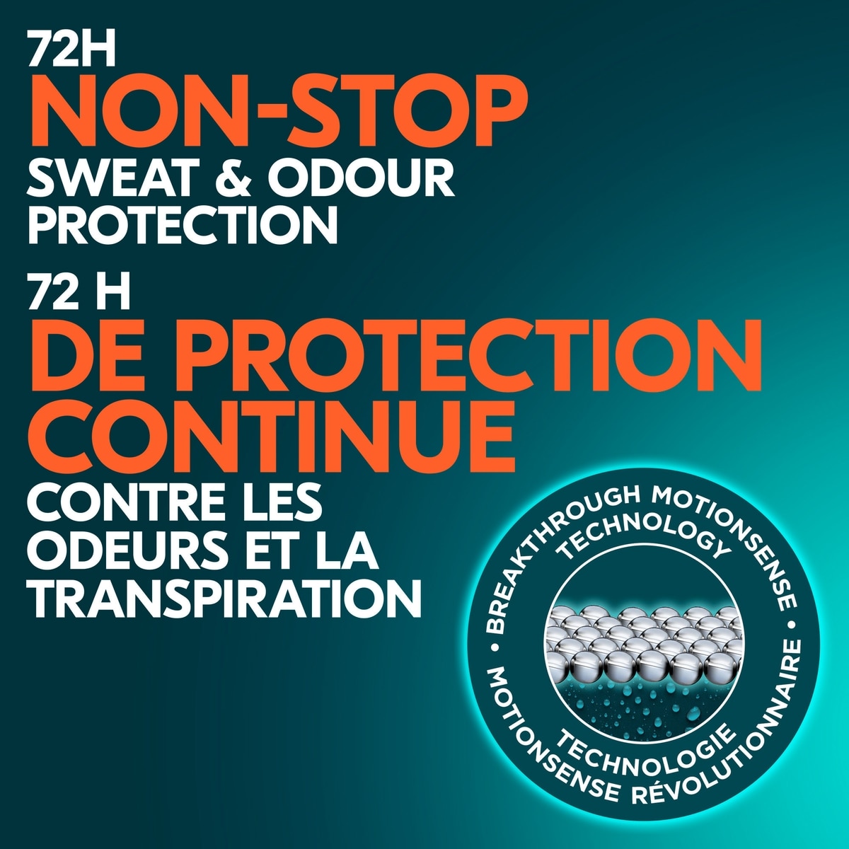 Degree Men Advanced Antisudorifique en Vaporisateur à Sec pour 72 h de protection contre les odeurs et la transpiration Aventure avec technologie MotionSense® 107 g
