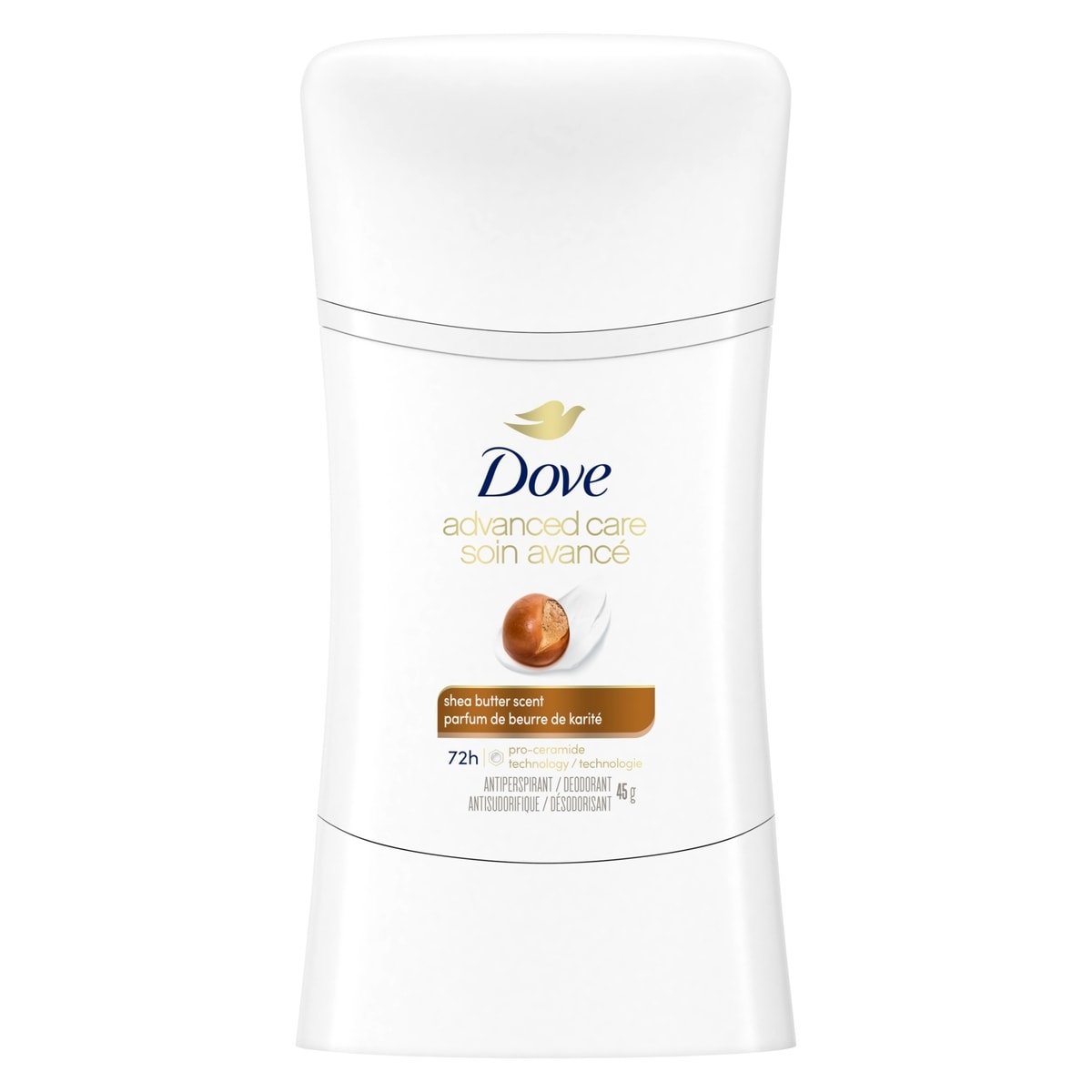 Antiperspirant Stick for Women Shea Butter, Antiperspirants for 48 Hour Protection And Soft And Comfortable Underarms 74 g