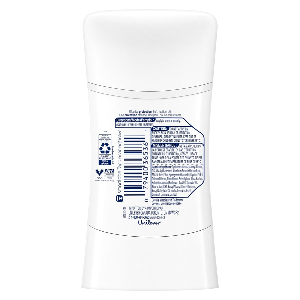 Antiperspirant Stick for Women Shea Butter, Antiperspirants for 48 Hour Protection And Soft And Comfortable Underarms 74 g