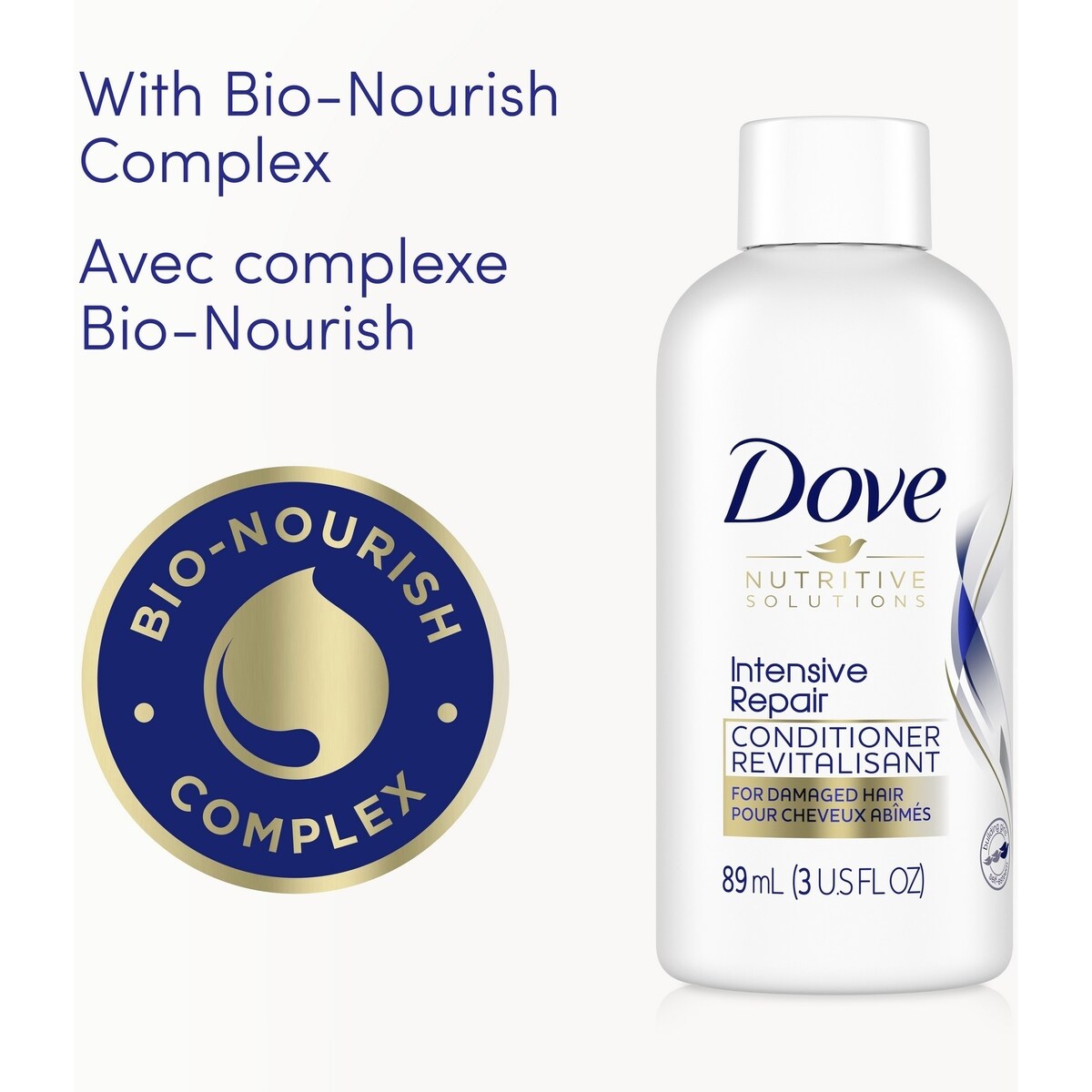 Dove Nutritive Solutions Conditioner for damaged hair Intensive Repair with Keratin Repair Actives 89 ml