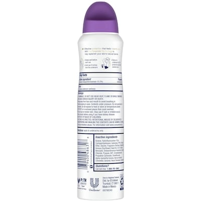 Advanced Care Dry Spray Antiperspirant Deodorant for Women Açaí Berry & Lotus Flower Scent Spray Deodorant with Pro-Ceramide Technology for Soft, Resilient Skin 3