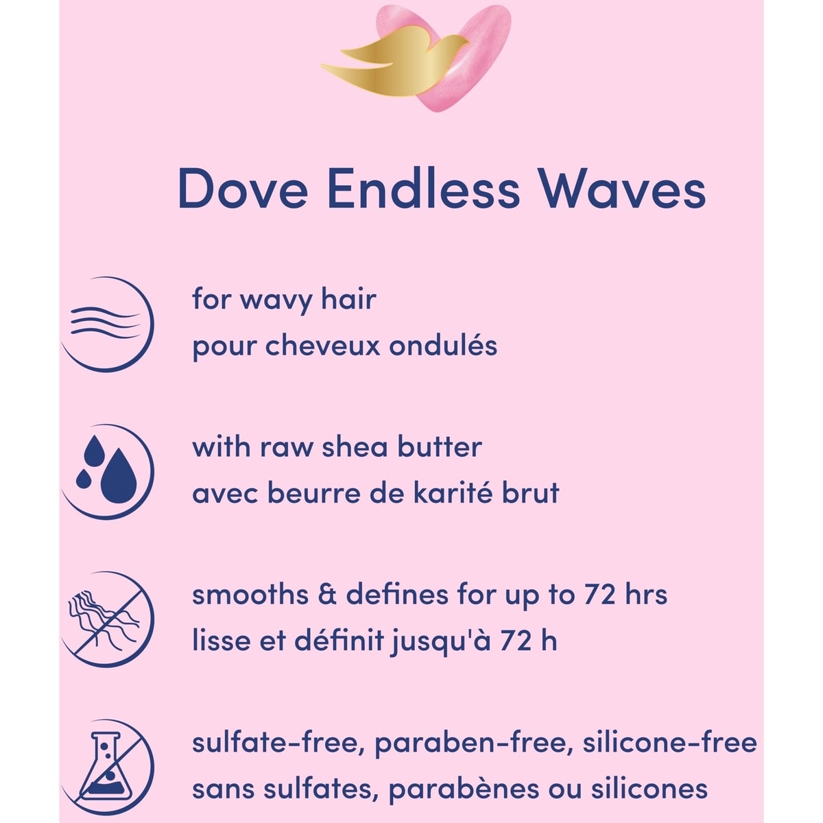 Hair Therapy Endless Waves for Wavy Hair Shampoo Moisturizing Shampoo Made With Raw Shea Butter for Up To 72H Definition