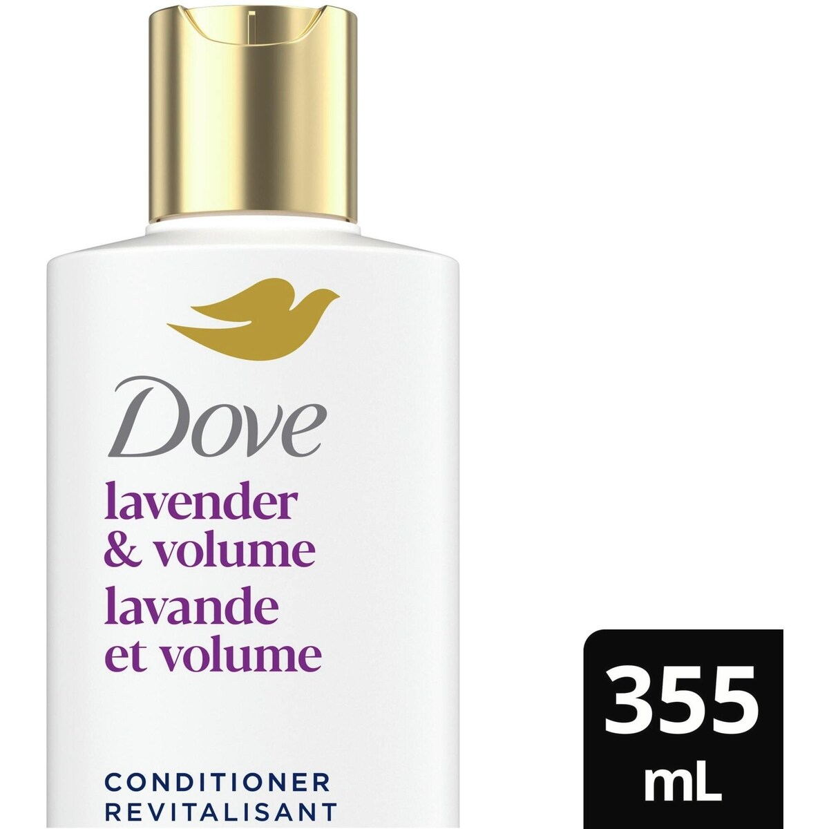 Revitalisant pour Cheveux Fins et Plats, Dove Lavande et Volume avec Soin Bio-Protéine Liquide