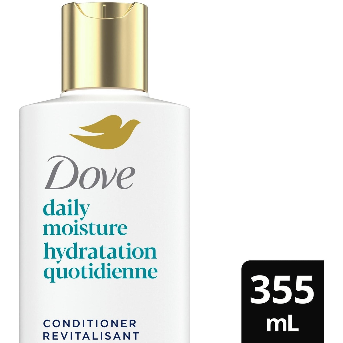 Revitalisant pour Cheveux Secs Dove Hydratation Quotidienne avec Soin Bio Protéine Liquide et Sérum d'Acide Hyaluronique