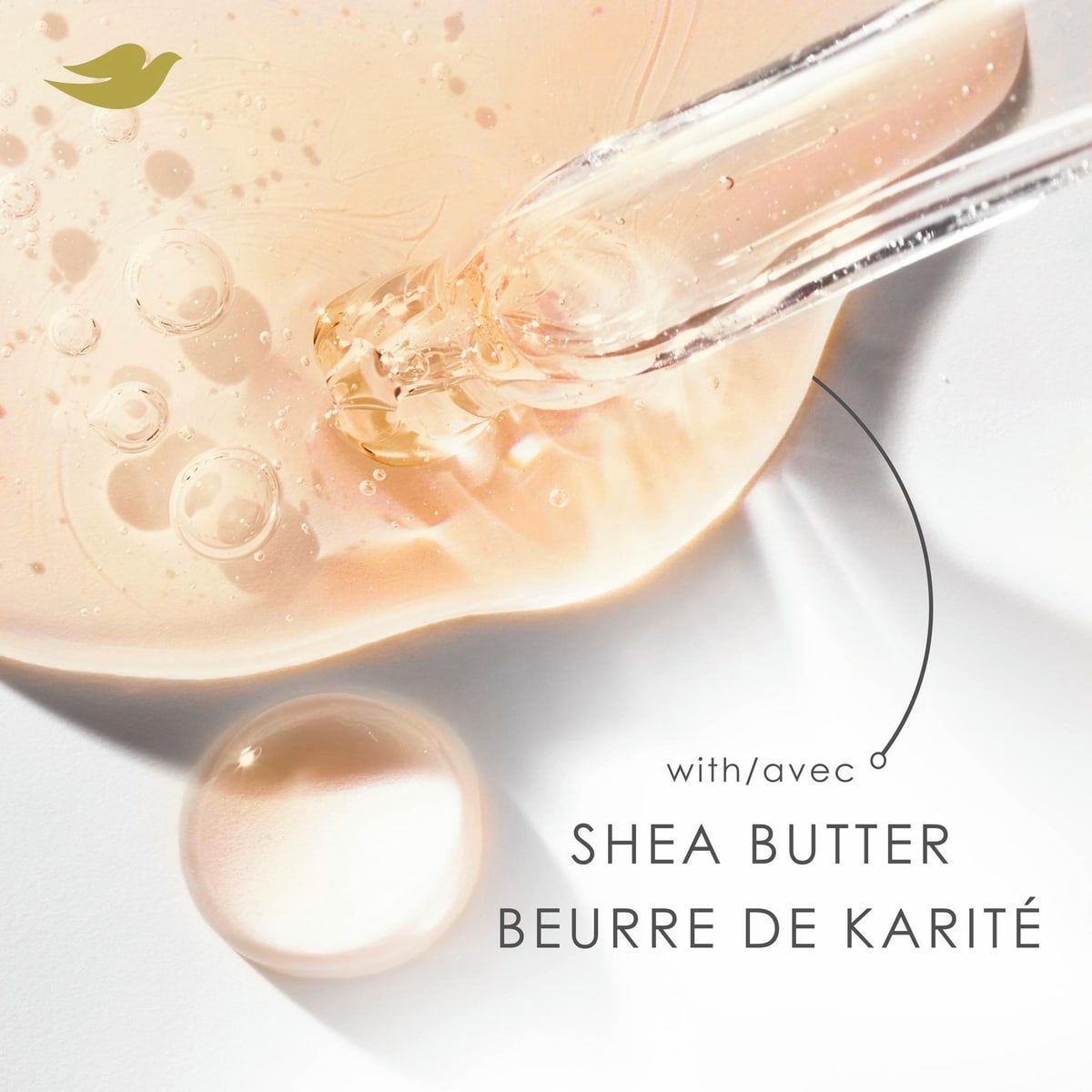 Revitalisant pour cheveux frisés Dove Anti-Frisottis et Lissage  avec Soin Bio-Protéine Liquide et Beurre de Karité, 355 ML