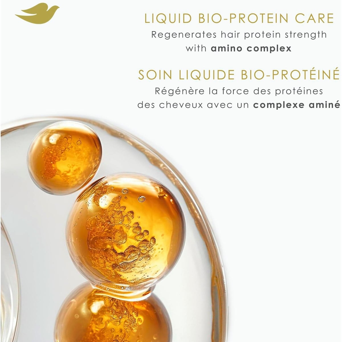 Shampooing pour cheveux traités chimiquement, Dove Liaisons Fortes  avec technologie Soin Bio-Protéine Liquide, 355 ML