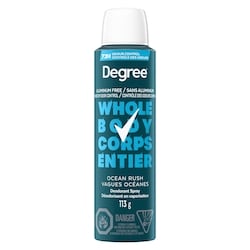 Men Men Whole Body Deodorant Spray, Ocean Rush Scent, Aluminum Free 72H Odour Protection, 113g 1