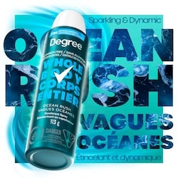 Men Men Whole Body Deodorant Spray, Ocean Rush Scent, Aluminum Free 72H Odour Protection, 113g 3
