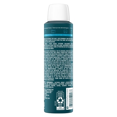 Men Men Whole Body Deodorant Spray, Ocean Rush Scent, Aluminum Free 72H Odour Protection, 113g 7