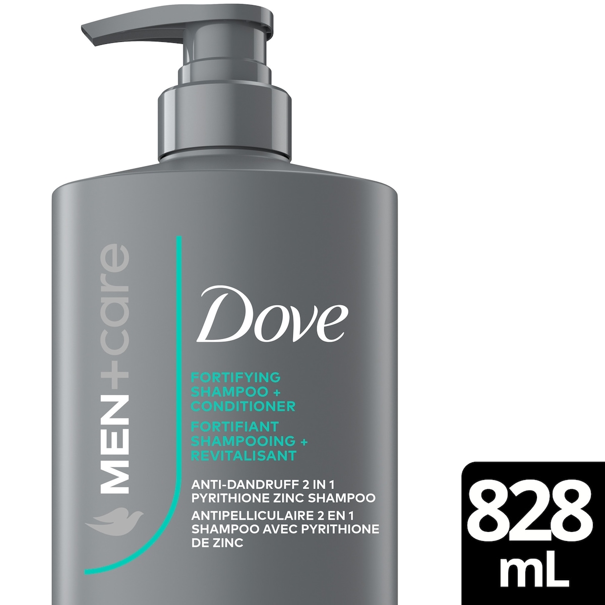 Men+Care Fortifying Anti-Dandrufff 2-in-1 Shampoo + Conditioner for Effective Cleansing and Conditioning
