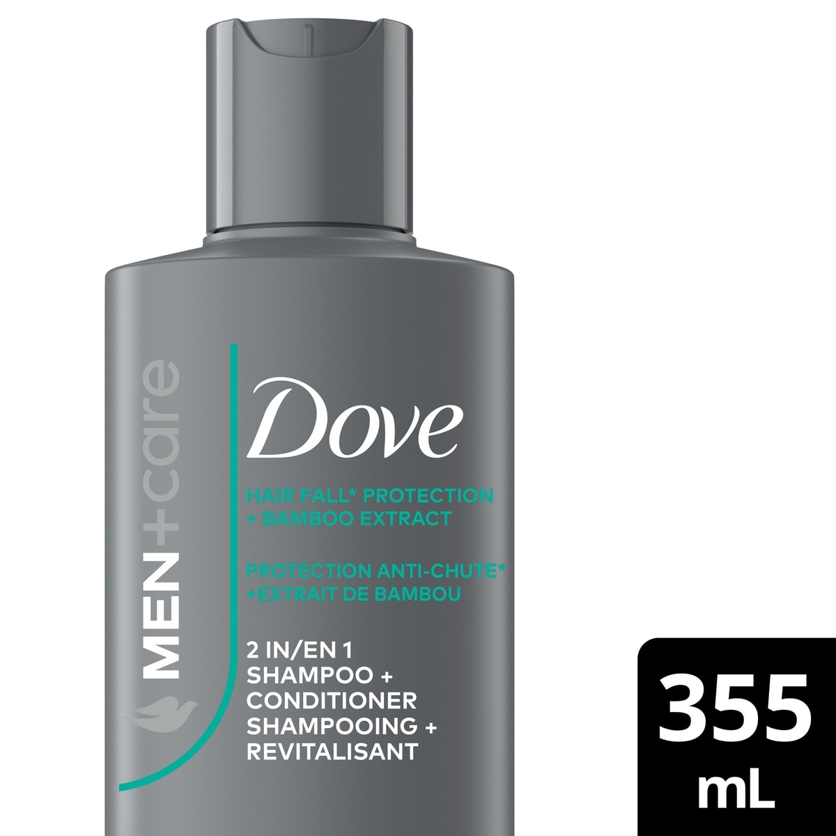 Men+Care Hair Fall Protection 2-in-1 Shampoo + Conditioner to Strengthen & Fortify Hair with Bamboo Extract