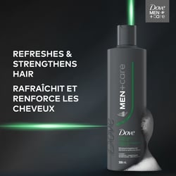Men+Care  2-in-1 Shampoo + Conditioner Refreshes & Strengthens Fresh Clean with Menthol 5