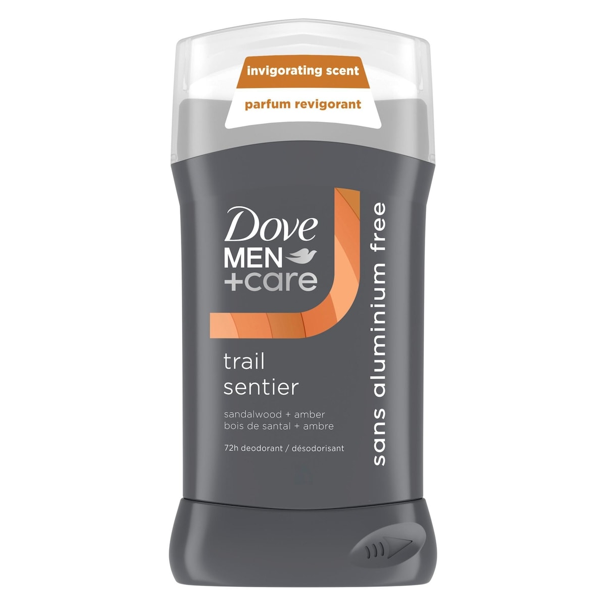 Men+Care Déodorant en bâton Trail Bois de santal + Ambre, 85 g