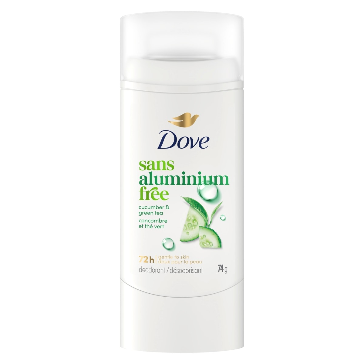 Désodorisant en vaporisateur  Concombre + thé vert Sans aluminum 74g