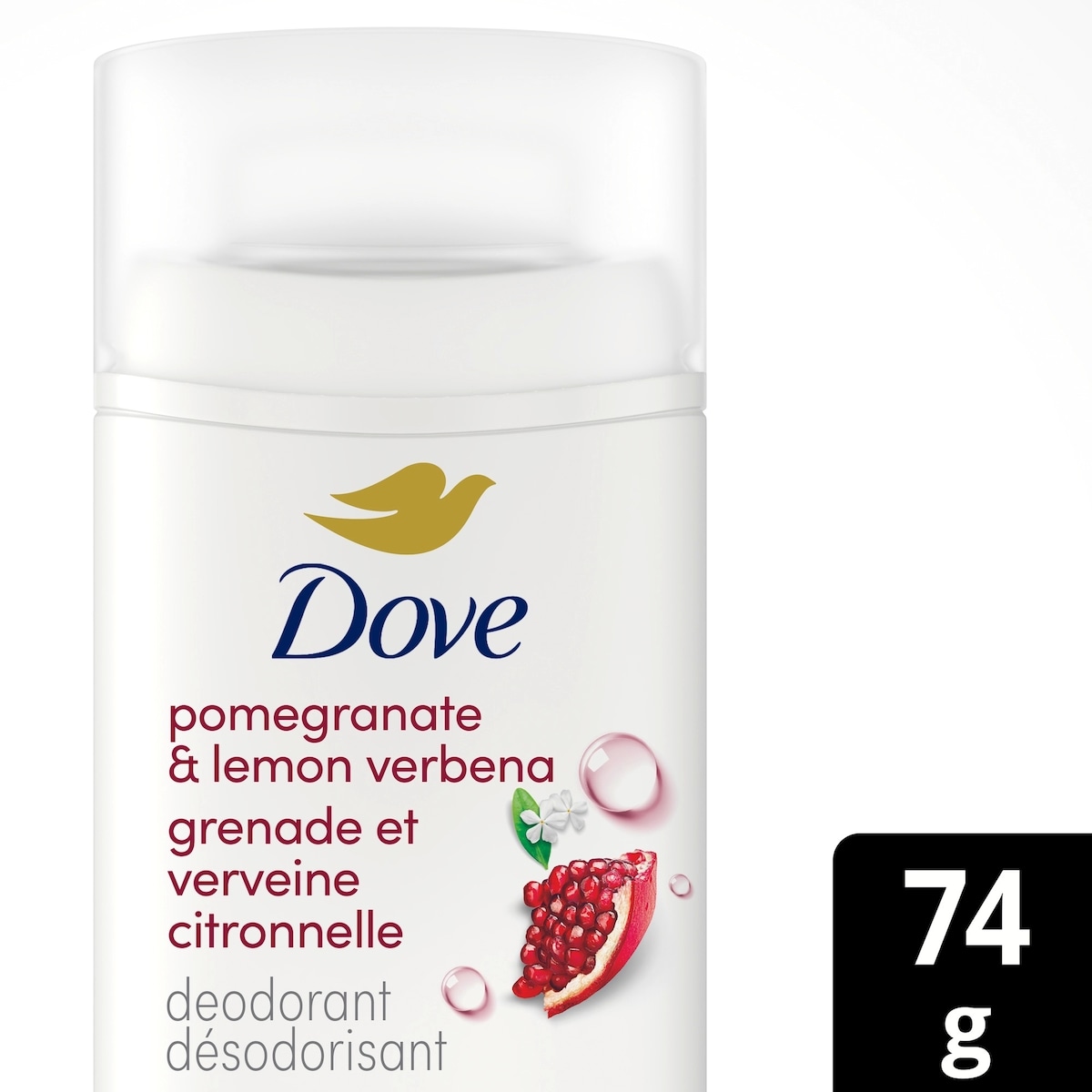 Désodorisant en vaporisateur Grenade + verveine citronnée Sans Aluminum 74g