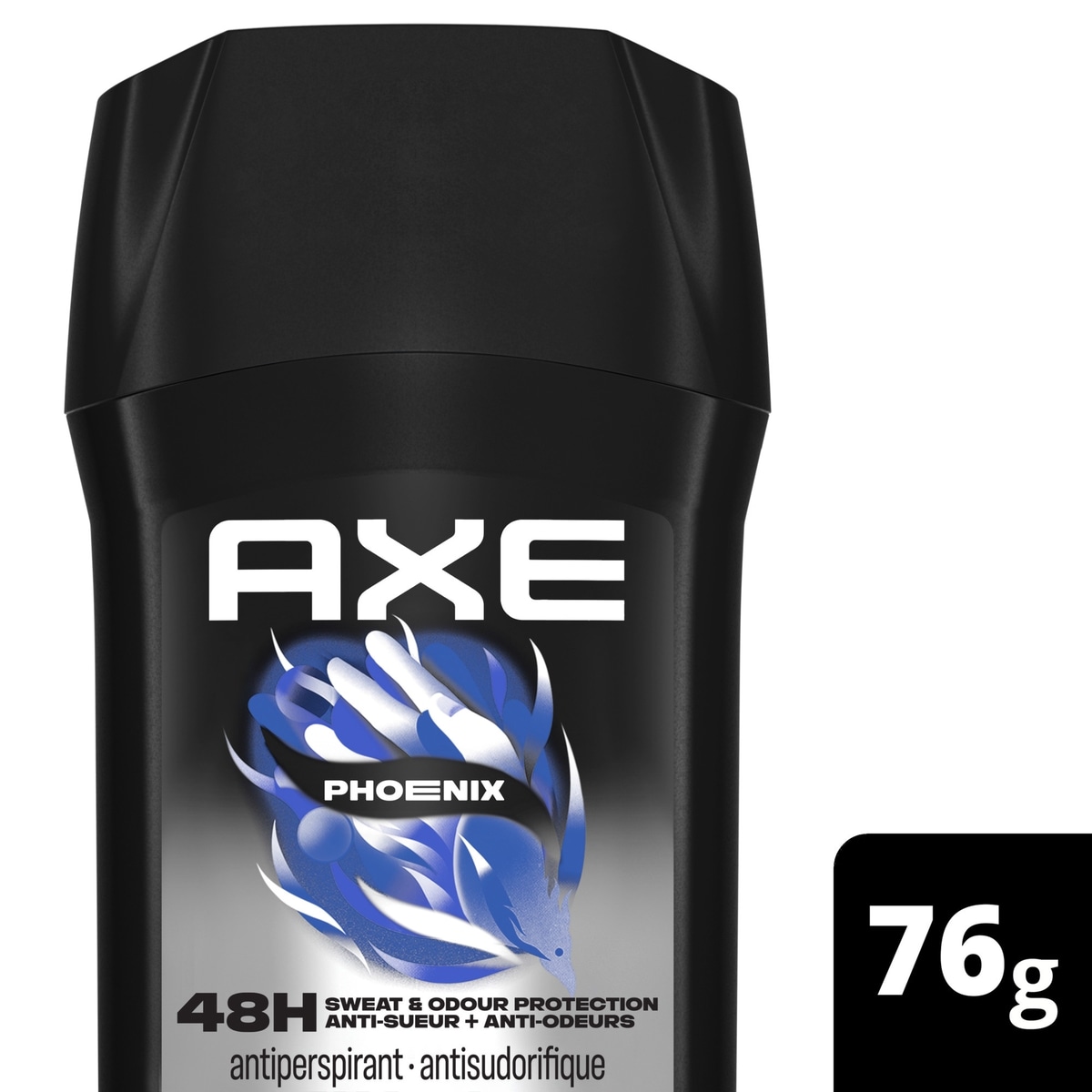 Antisudorifique en bâton  AXE Phoenix protection anti-sueur de longue durée antisudorifique menthe et romarin pour homme frais pendant 48 heures anti-sueur 76 g Lot de 4