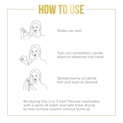 Pro-V Volume Body Boosting Mousse to Boost Fine, Flat Hair for Maximum Fullness, 187 g 4