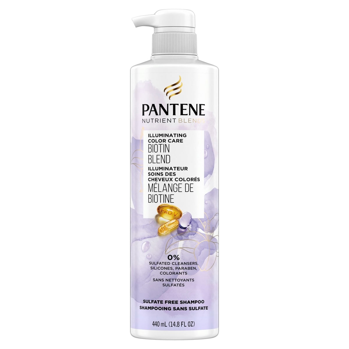Sulfate Free Shampoo, Illuminating Hair Color with Biotin, Safe for Color Treated Hair, Nutrient Blends