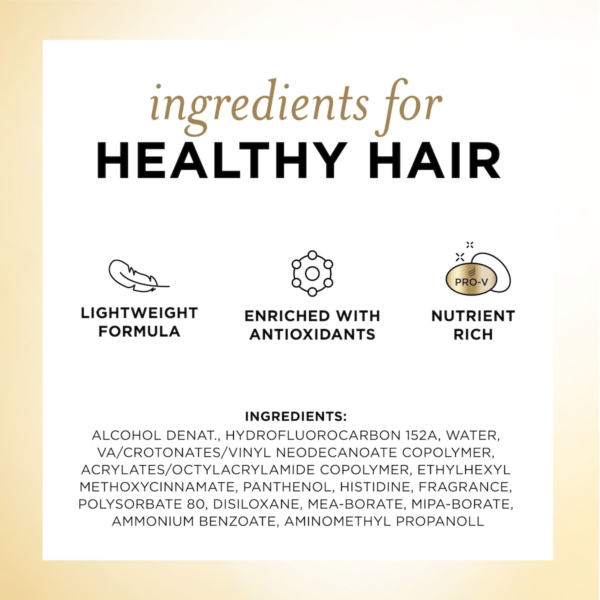 Strong Hold Hairspray, Level 4, Nutrient-Rich Formula with Pro-Vitamin B