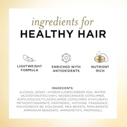 Strong Hold Hairspray, Level 4, Nutrient-Rich Formula with Pro-Vitamin B 3