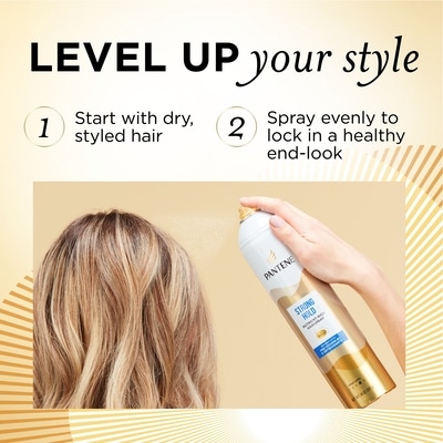Strong Hold Hairspray, Level 4, Nutrient-Rich Formula with Pro-Vitamin B 6