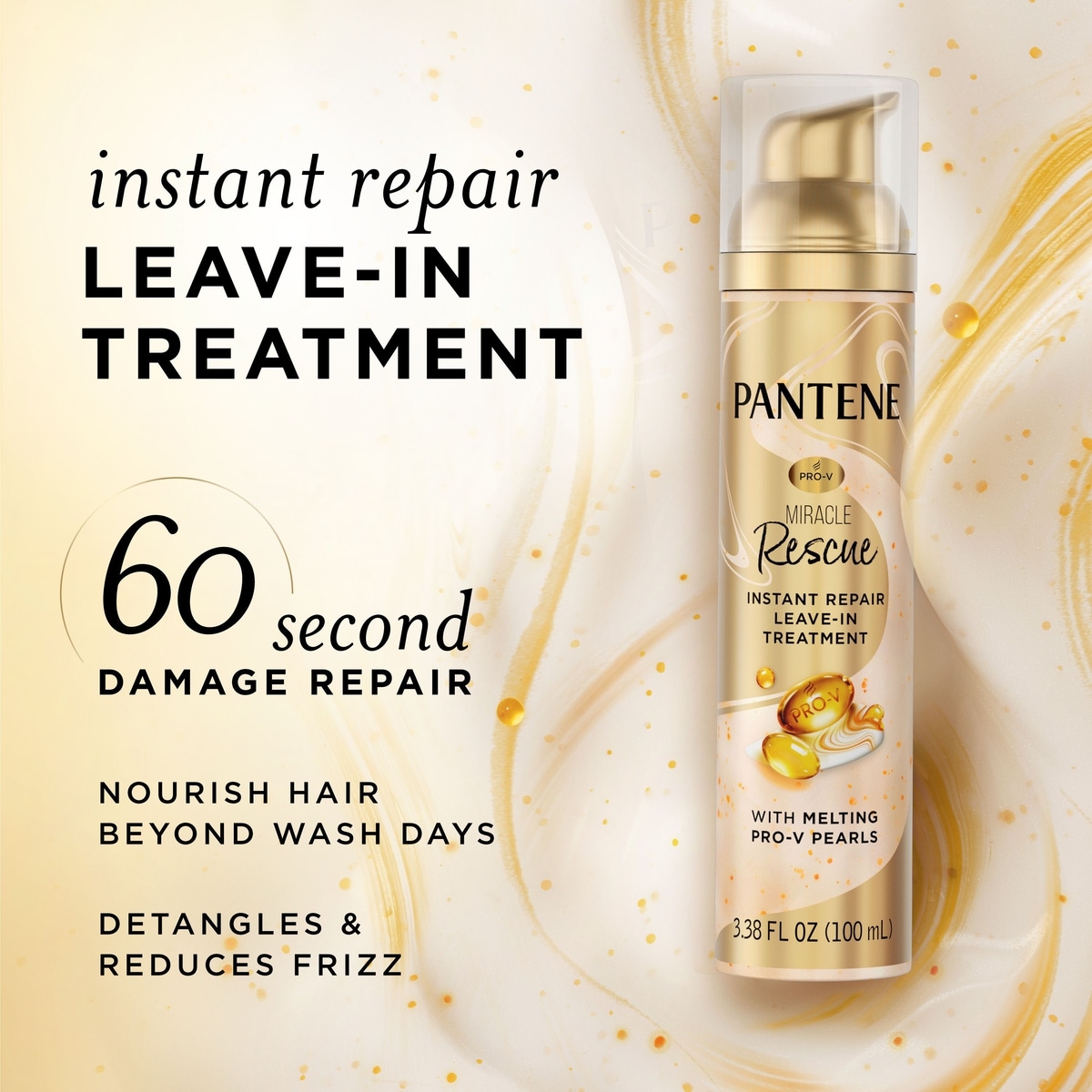 Miracle Rescue Instant Repair Leave-In Treatment with Melting Pro-V Pearls