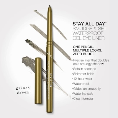 Stay All Day® Smudge & Set Waterproof Gel Eye Liner - Gilded Green 7